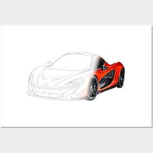 Fast and Furious McLaren P1 Supercar Posters and Art